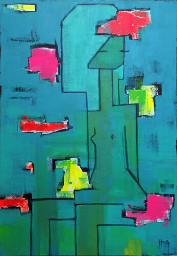 Aires de colores by Eva Hidalgo, Painting for Sale on Select