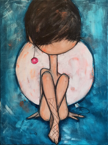 Kirsikka by Eva Hidalgo, Painting for Sale on Select