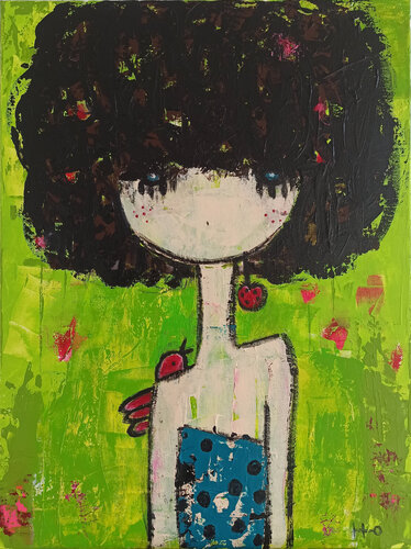 Fragola by Eva Hidalgo, Painting for Sale on Select