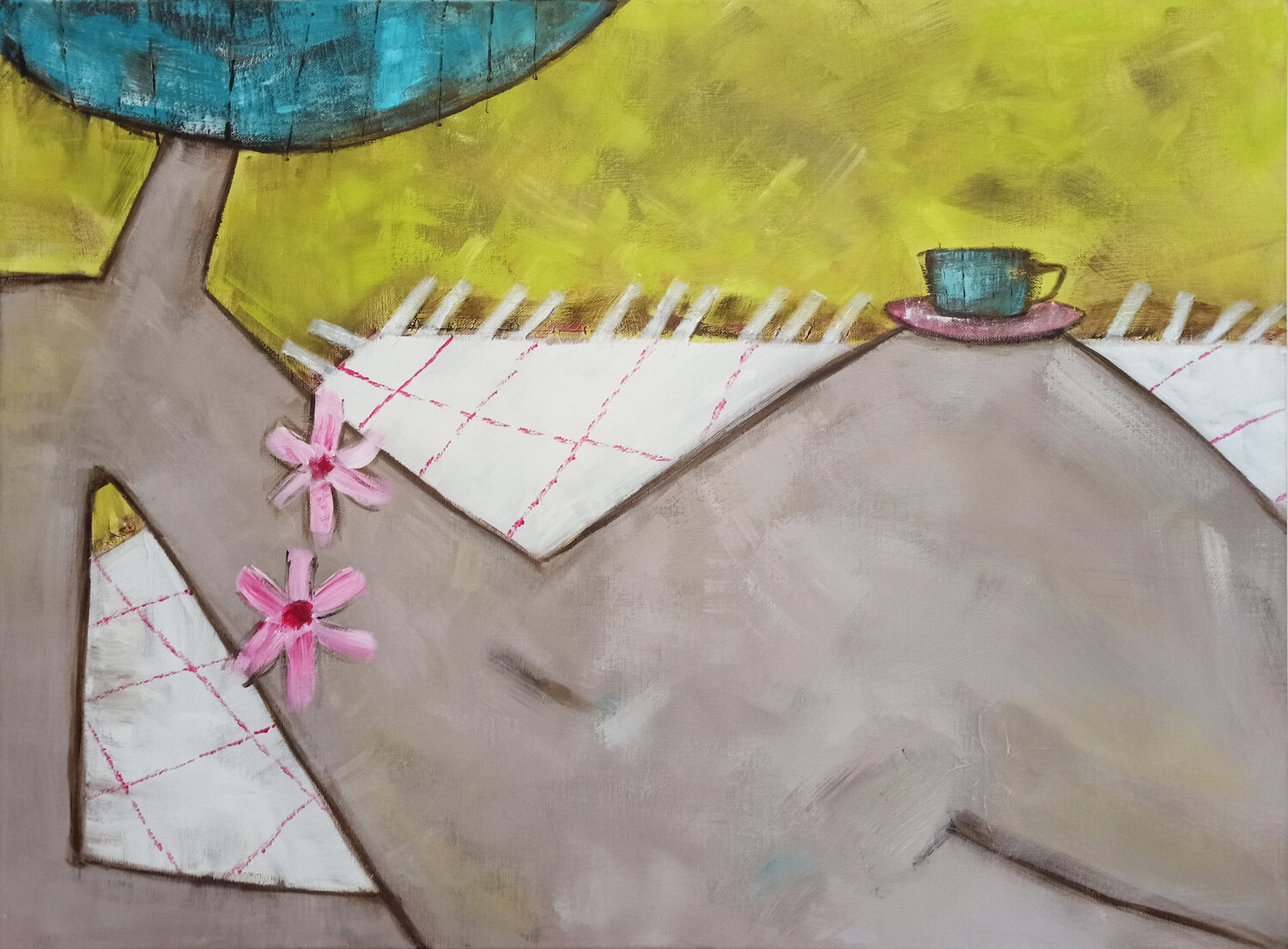 Picknick Eva Hidalgo Original painting for sale