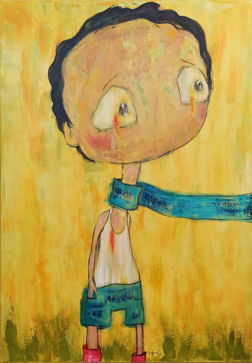 Corazón en extinción Eva Hidalgo Original painting for sale