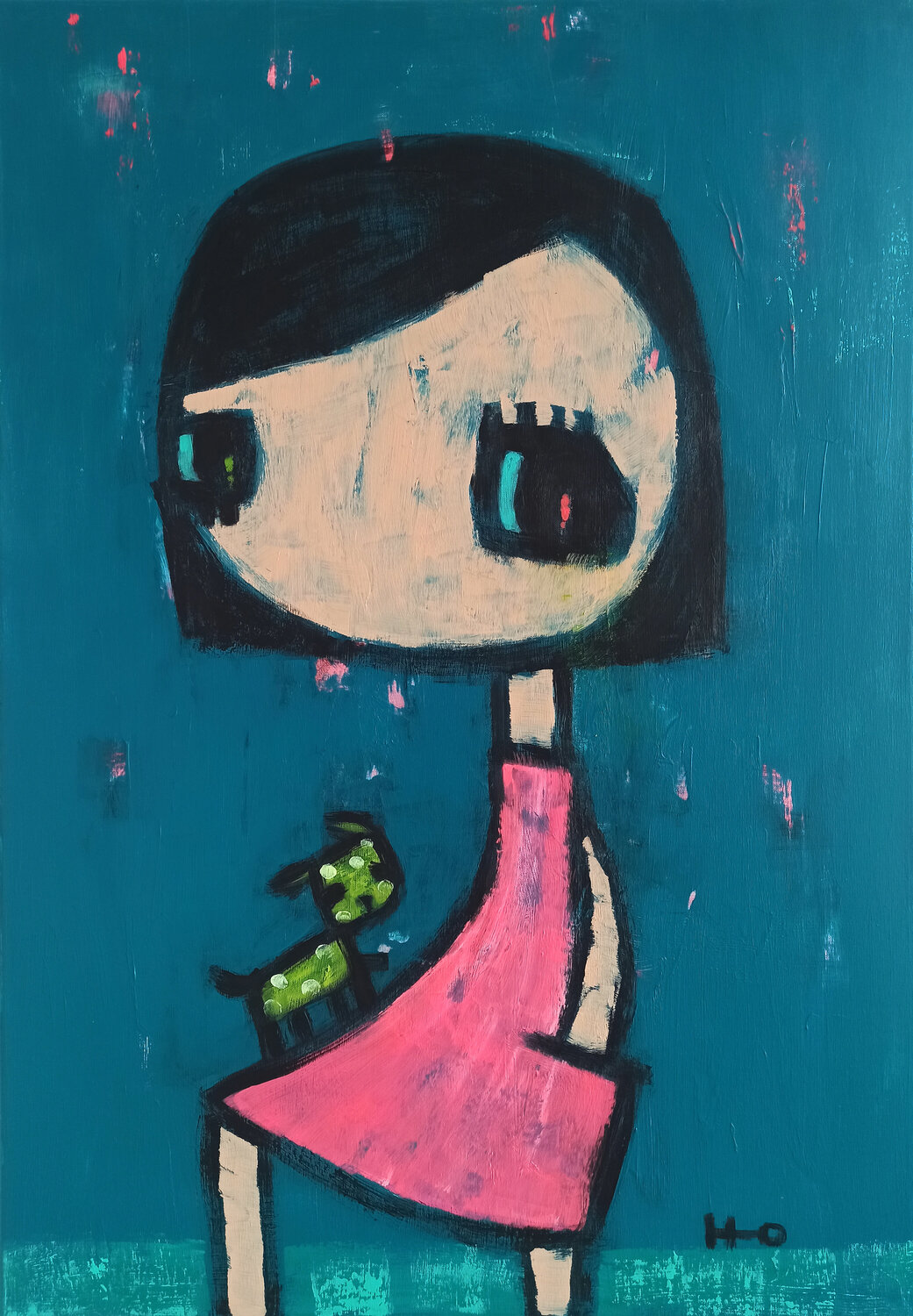 Churri Eva Hidalgo Original painting for sale