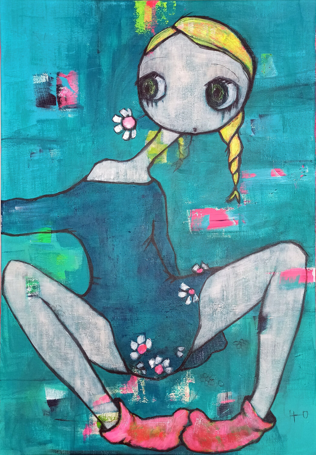 Pull over Eva Hidalgo Original painting for sale