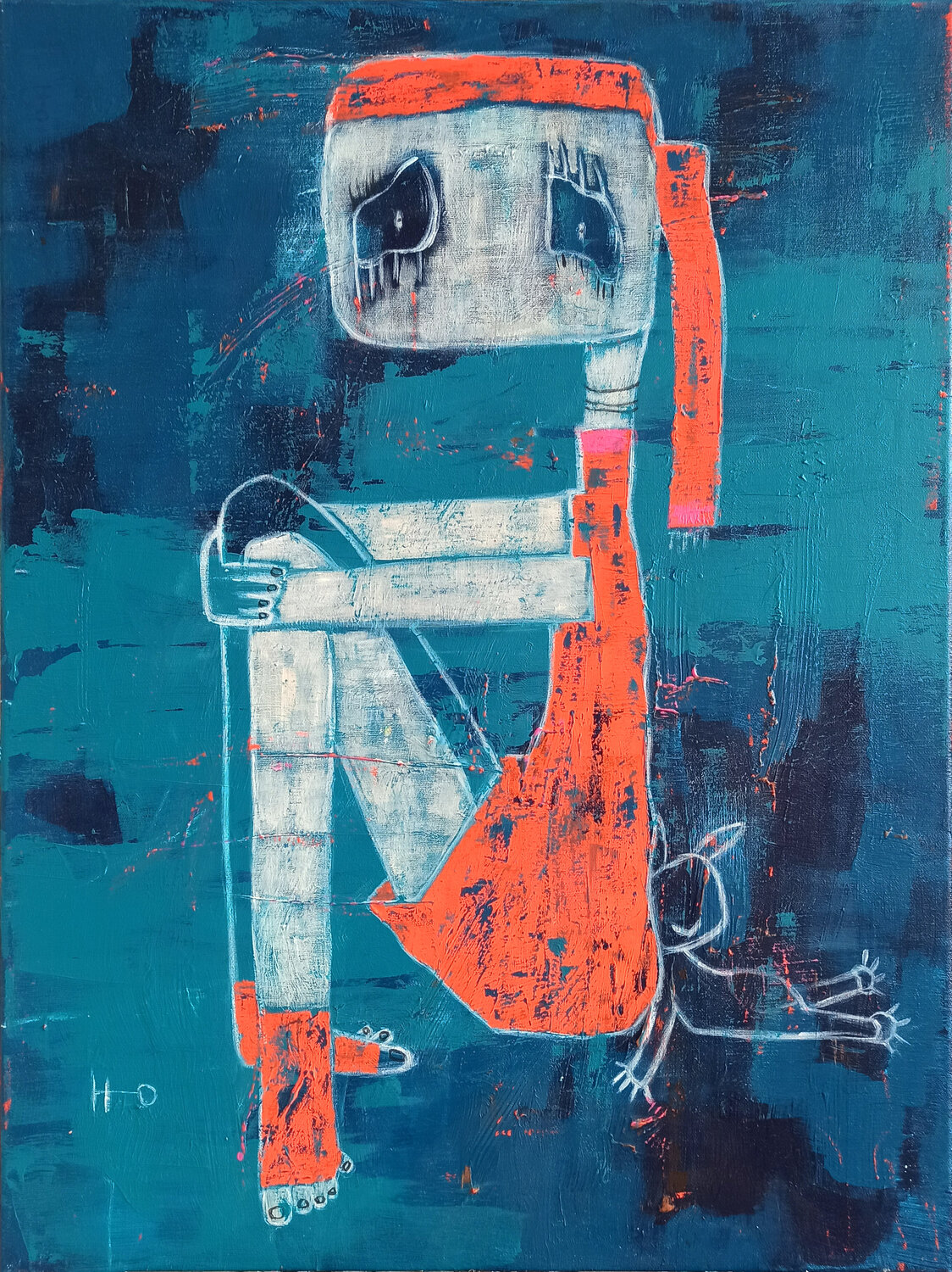 Inside, outside Eva Hidalgo Original painting for sale