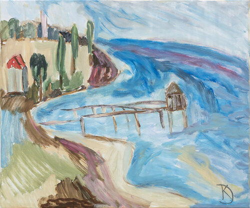 Costa Dei Trabocchi by Katia Demyanova, Painting for Sale on Select