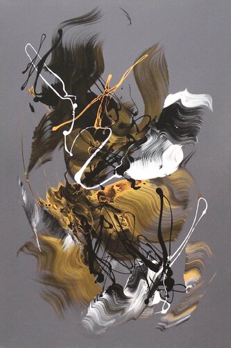 Golden Whispers II von Paresh Nrshinga, Malerei kaufen auf Select
