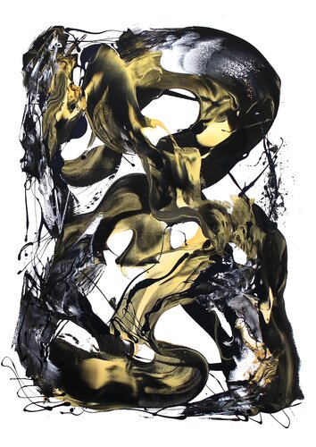 Golden Maze von Paresh Nrshinga, Malerei kaufen auf Select