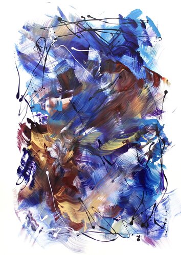 Echoes of the Sky von Paresh Nrshinga, Malerei kaufen auf Select