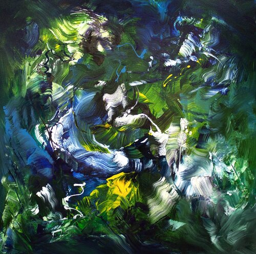 Forest Glow von Paresh Nrshinga, Malerei kaufen auf Select