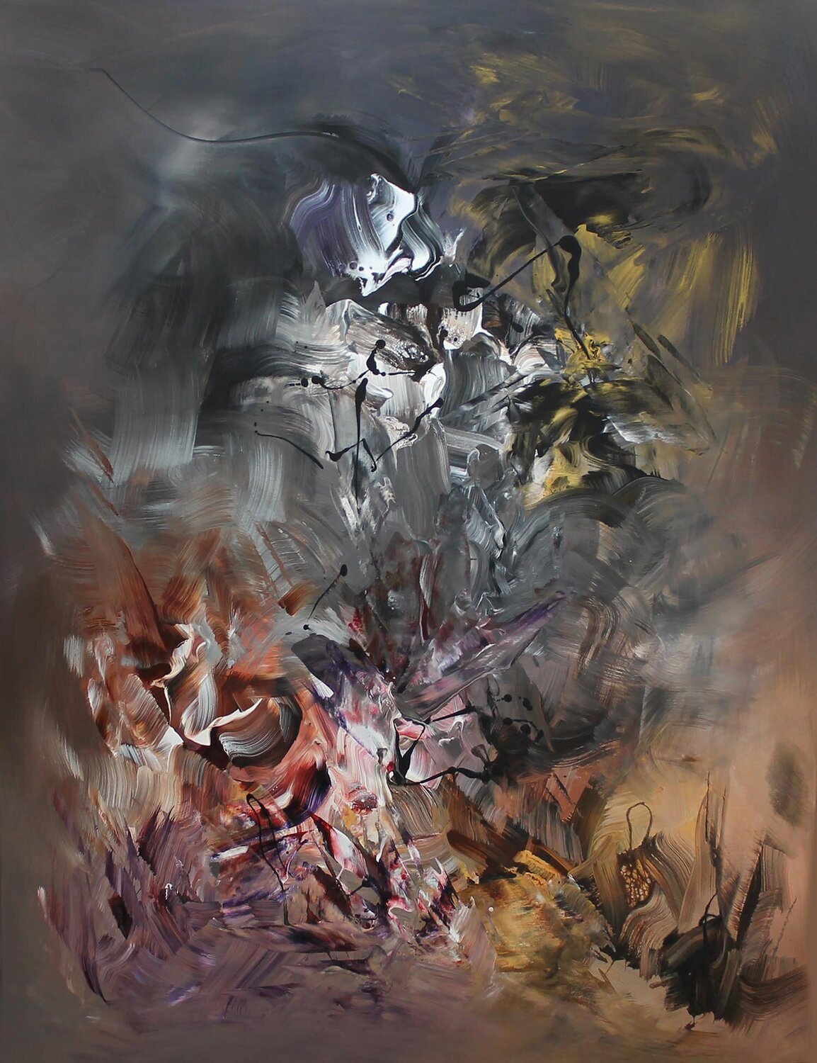 Mocha Symphony Paresh Nrshinga Original painting for sale