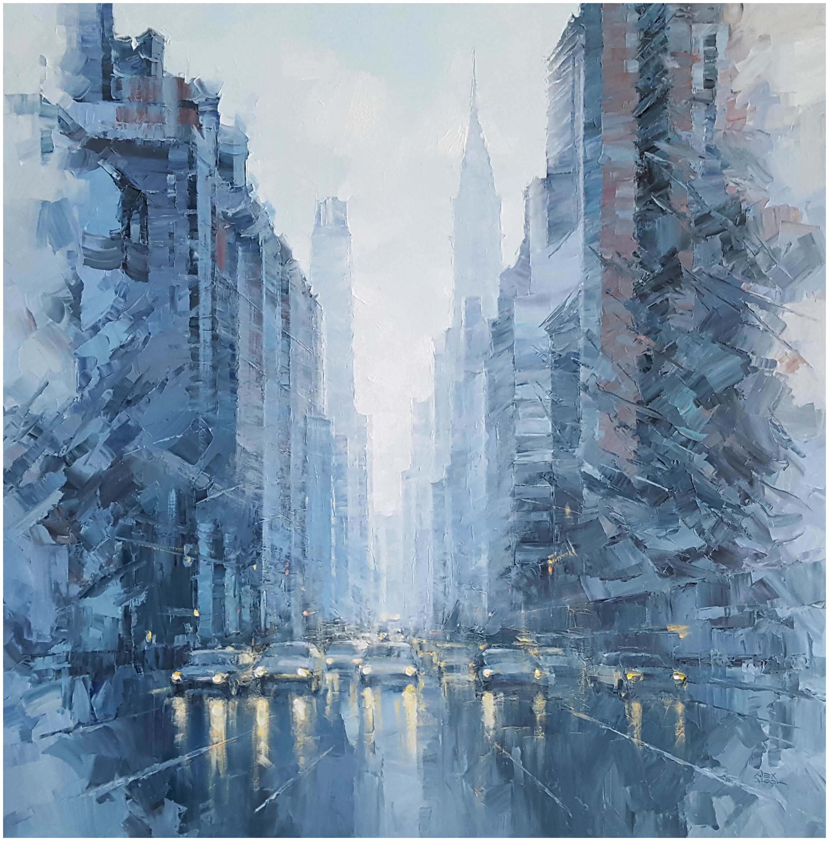 New York. Early morning