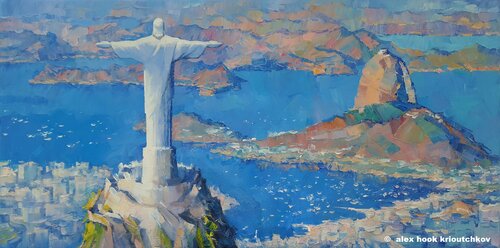 Rio de Janeiro IV by Alex Hook Krioutchkov, Painting for Sale on Select