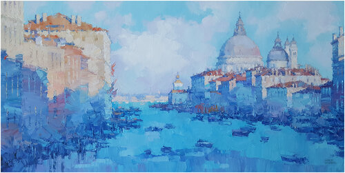 Santa Maria della Salute Xs by Alex Hook Krioutchkov, Painting for Sale on Select