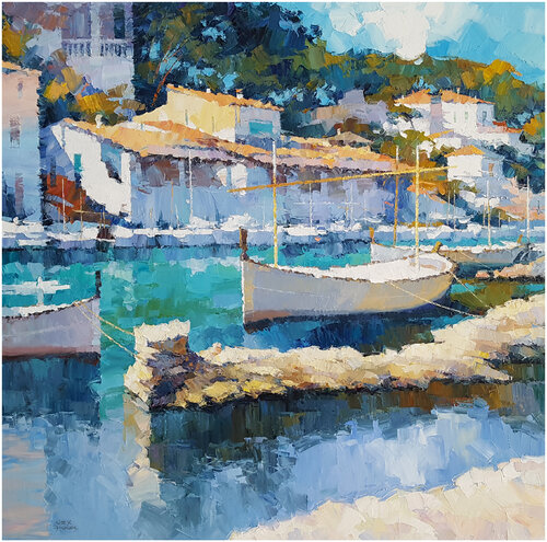 Mediterraneo XXIq by Alex Hook Krioutchkov, Painting for Sale on Select