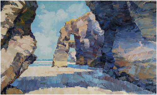 Playa de las Catedrales IV by Alex Hook Krioutchkov, Painting for Sale on Select