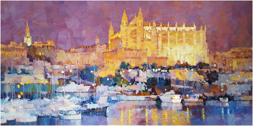 Palma de Mallorca XXIII by Alex Hook Krioutchkov, Painting for Sale on Select