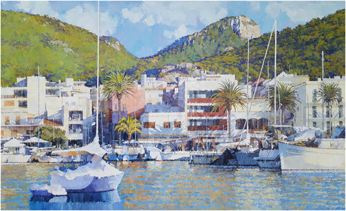 Puerto de Andratx XIX. Mallorca by Alex Hook Krioutchkov, Painting for Sale on Select