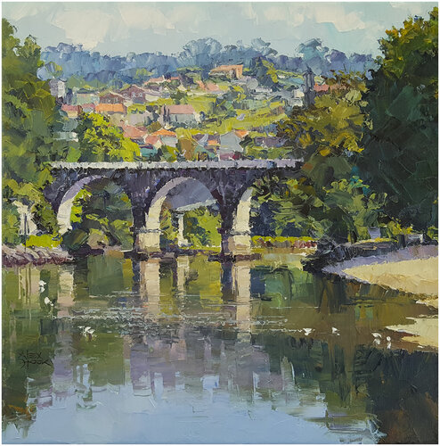 Pontevedra IV by Alex Hook Krioutchkov, Painting for Sale on Select
