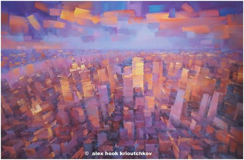 New York XXIV by Alex Hook Krioutchkov, Painting for Sale on Select