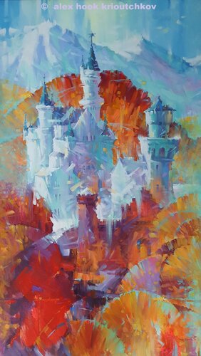 Neuschwanshtein by Alex Hook Krioutchkov, Painting for Sale on Select