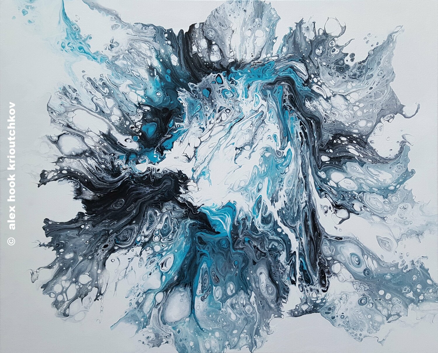Oxygen II Alex Hook Krioutchkov Original painting for sale