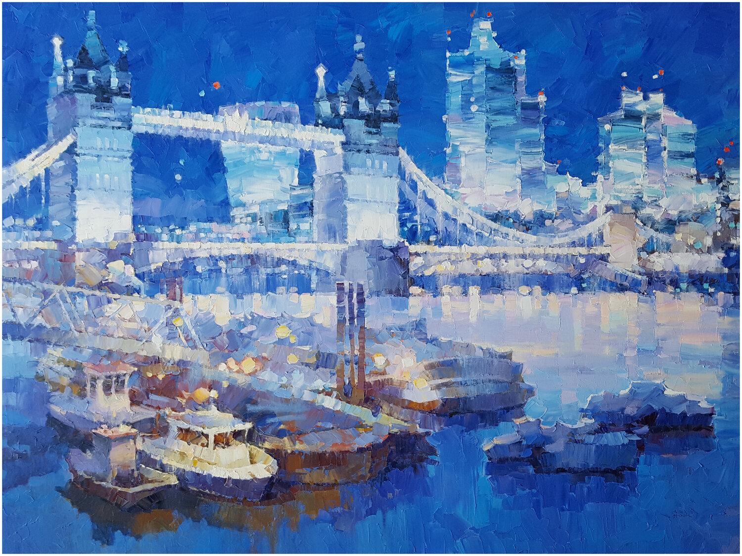 London XV Alex Hook Krioutchkov Original painting for sale