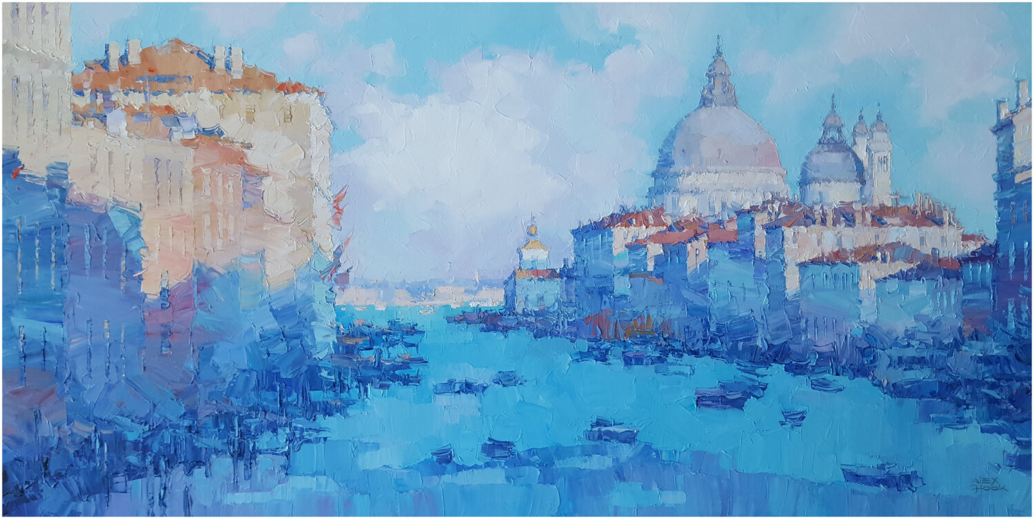 Santa Maria della Salute Xs Alex Hook Krioutchkov Original painting for sale