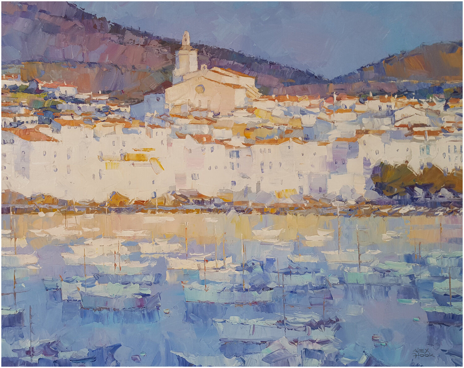 Cadaqués V Alex Hook Krioutchkov Original painting for sale
