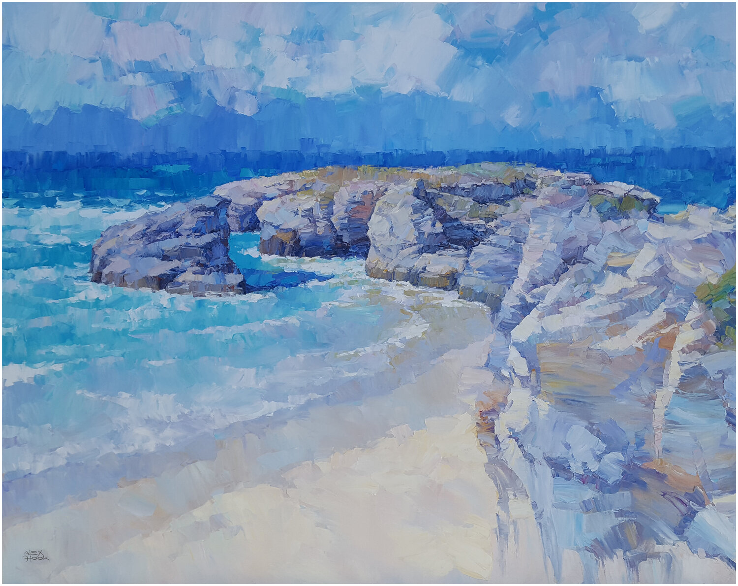 Playa de Illas III Alex Hook Krioutchkov Original painting for sale