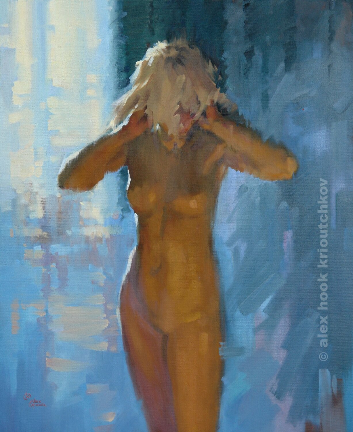 Nude XXVI Alex Hook Krioutchkov Original painting for sale