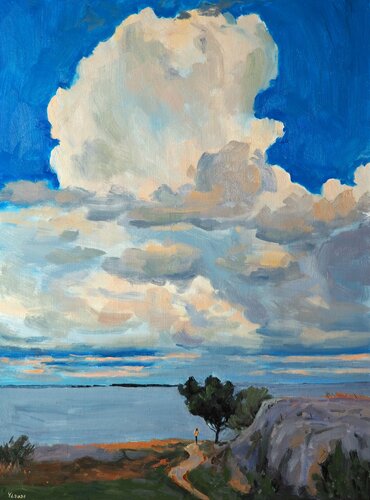Sea view by Yuanyuan Liu, Painting for Sale on Select