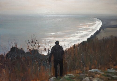 Sea view by Yuanyuan Liu, Painting for Sale on Select