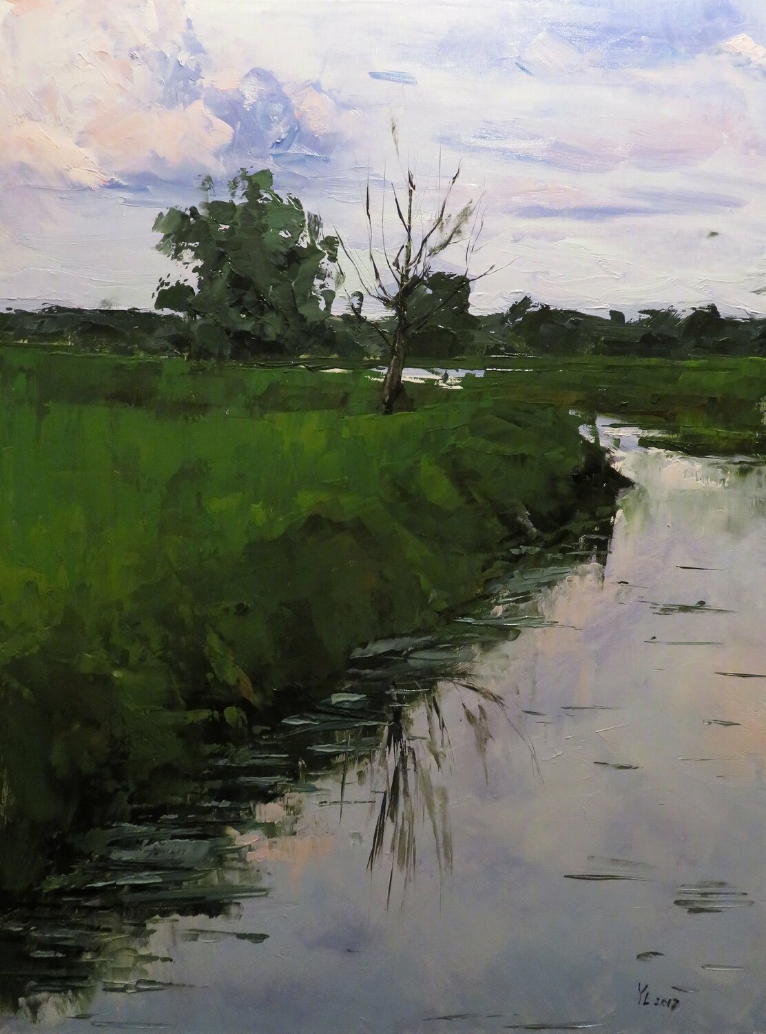 Summer Landscape Yuanyuan Liu Original painting for sale