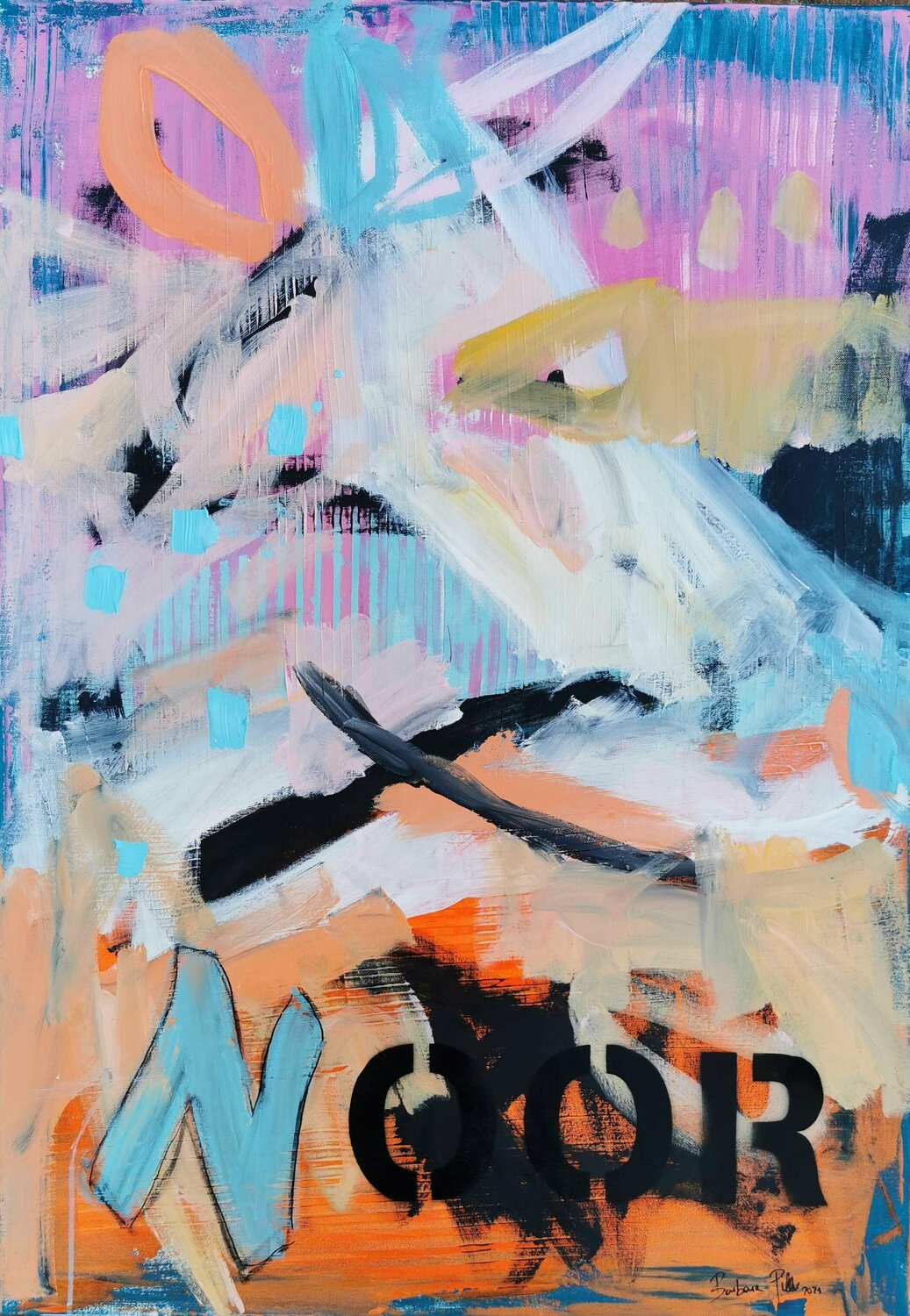 Noor Barbara Piller Original painting for sale