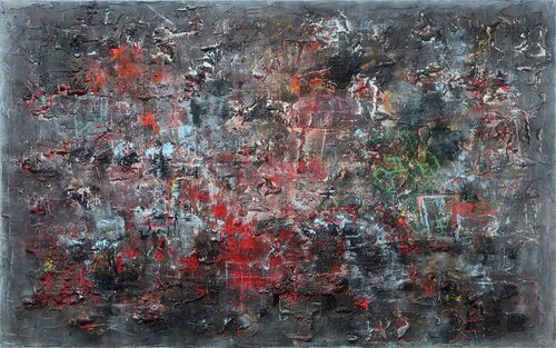 A274 Contemporary Abstract Informalism by Damian Pavlovic by D Pavlovic, Painting for Sale on Select