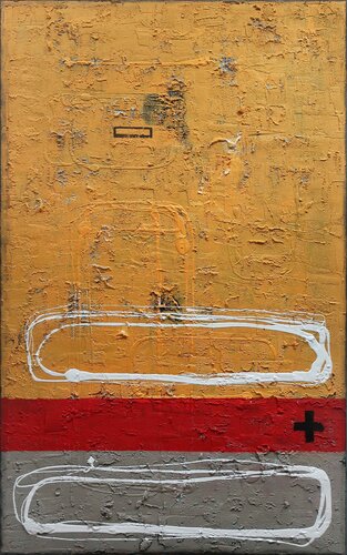 A244 Contemporary Abstract Informalism by Damian Pavlovic by D Pavlovic, Painting for Sale on Select