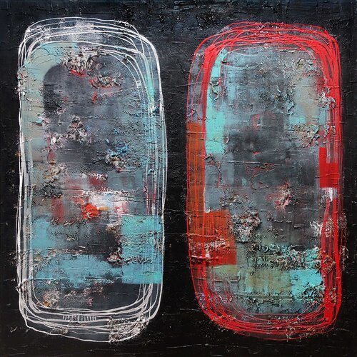 A252 Contemporary Abstract Informalism by Damian Pavlovic by D Pavlovic, Painting for Sale on Select