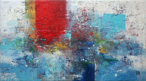 A284 Contemporary Abstract Informalism by Damian Pavlovic by D Pavlovic, Painting for Sale on Select
