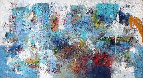 A2832 Contemporary Abstract Informalism by Damian Pavlovic by D Pavlovic, Painting for Sale on Select