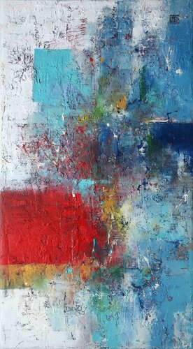 A2841 Contemporary Abstract Informalism by Damian Pavlovic by D Pavlovic, Painting for Sale on Select
