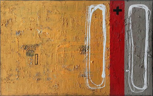A2442 Contemporary Abstract Informalism by Damian Pavlovic by D Pavlovic, Painting for Sale on Select