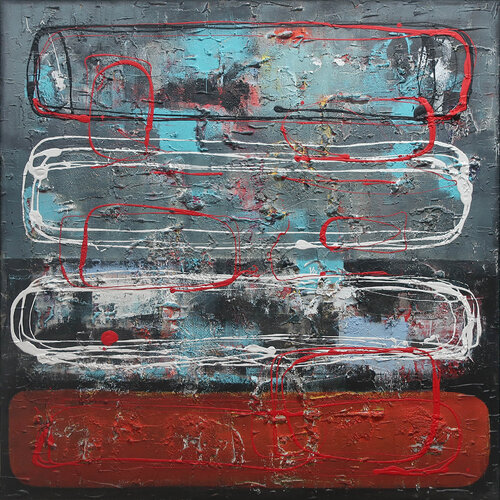 A247 Contemporary Abstract Informalism by Damian Pavlovic by D Pavlovic, Painting for Sale on Select