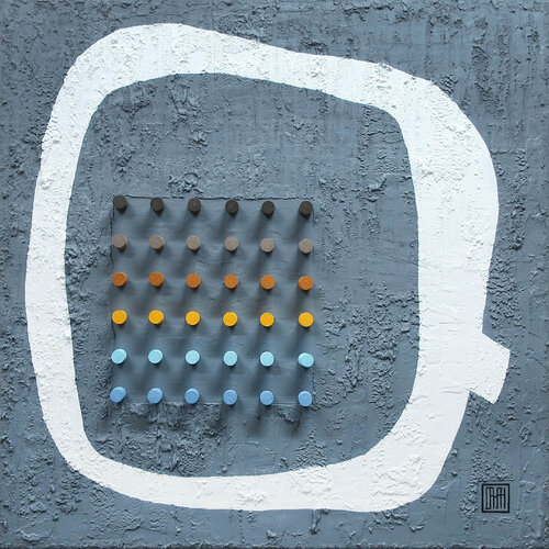 A201 Contemporary Abstract Informalism by Damian Pavlovic by D Pavlovic, Painting for Sale on Select
