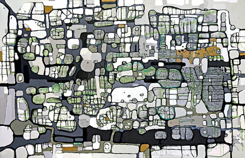 Productive Terrain by Fernando Jaramillo, Painting for Sale on Select