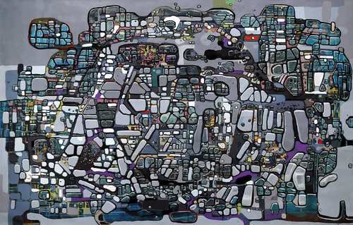 Night Vision by Fernando Jaramillo, Painting for Sale on Select