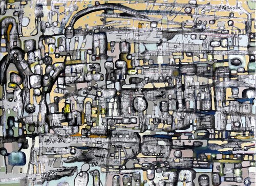 Forgotten City by Fernando Jaramillo, Painting for Sale on Select