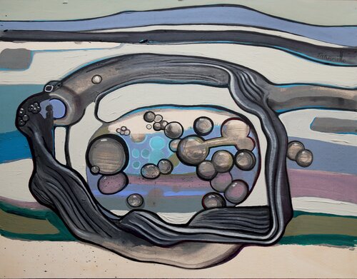 Gestures of Becoming by Fernando Jaramillo, Painting for Sale on Select