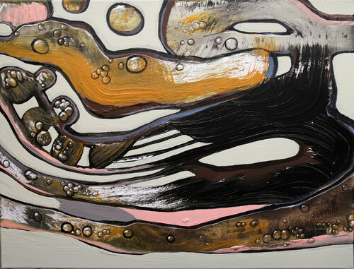 Flow of Time by Fernando Jaramillo, Painting for Sale on Select