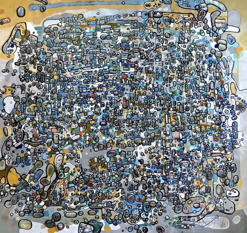 Where the City Breathes by Fernando Jaramillo, Painting for Sale on Select