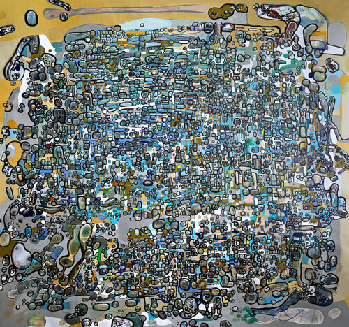 Where the City Breathes by Fernando Jaramillo, Painting for Sale on Select